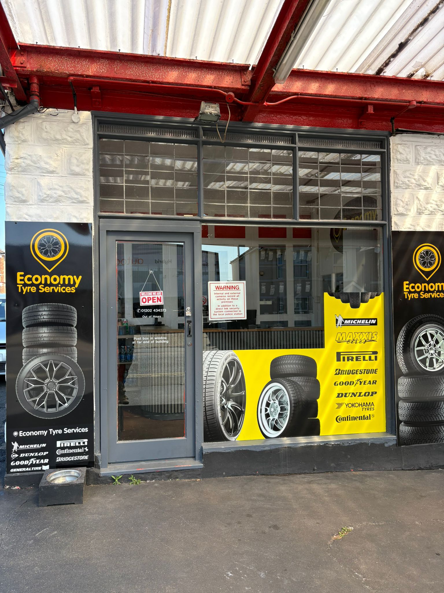 Economy Tyre Services Shop Front